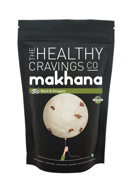 Roasted Makhana - Basil & Oregano (Pack of 3)