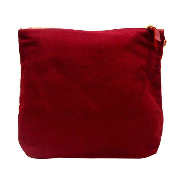 Handcrafted Pouch (01) - Red and Gold