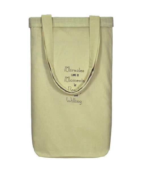Slim Fit Tote Bag (26) - Cream