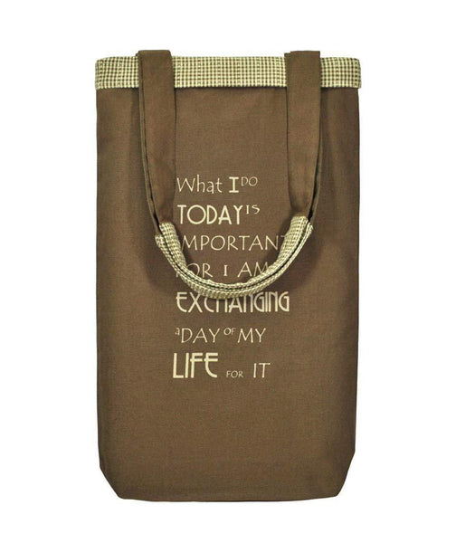 Slim Fit Tote Bag (51) - Brown