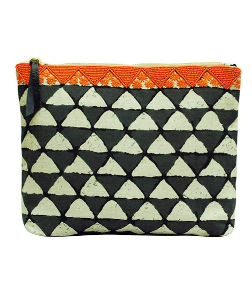 Eco-friendly Women's Pouch (Black and White)