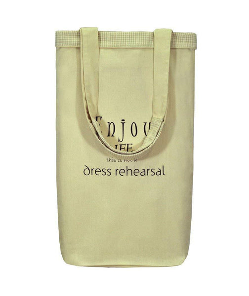 Slim Fit Tote Bag (10) - Cream