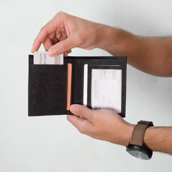 Cruelty-free Cork Fabric Wallet (Orion)
