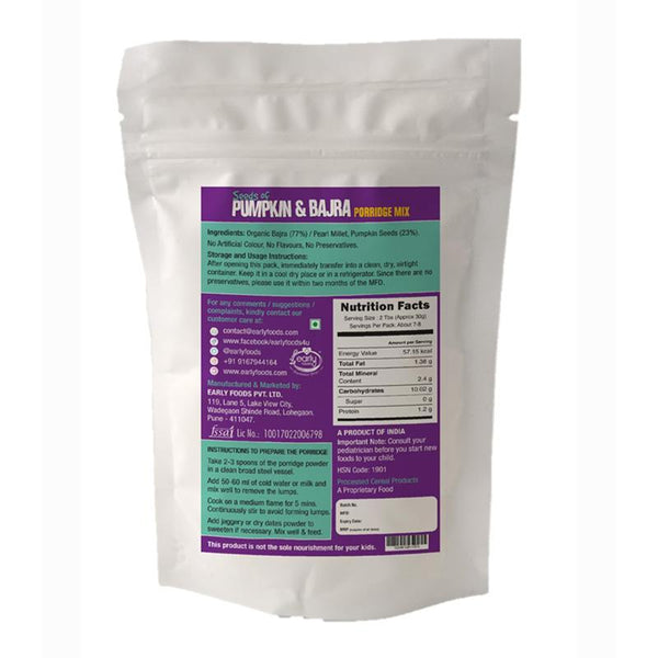 Trial Pack Combo - Organic & Fresh Porridge Mixes & Dry Dates Powder (Pack of 6), 50g each