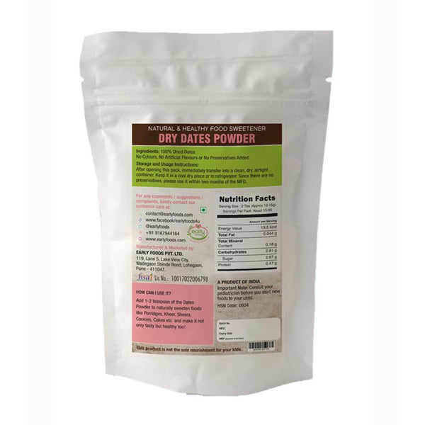 Trial Pack Combo - Organic & Fresh Porridge Mixes & Dry Dates Powder (Pack of 6), 50g each