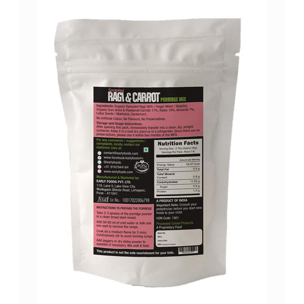 Trial Pack Combo - Organic & Fresh Porridge Mixes & Dry Dates Powder (Pack of 6), 50g each