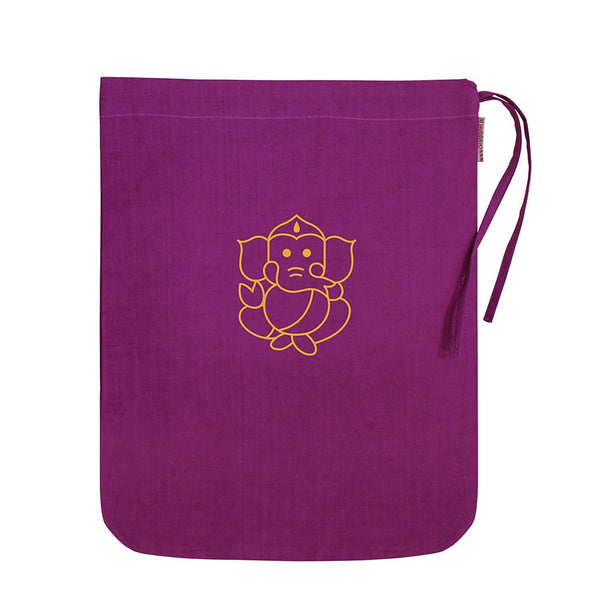 Eco-friendly Cotton Drawstring Gift Bag (Wine)