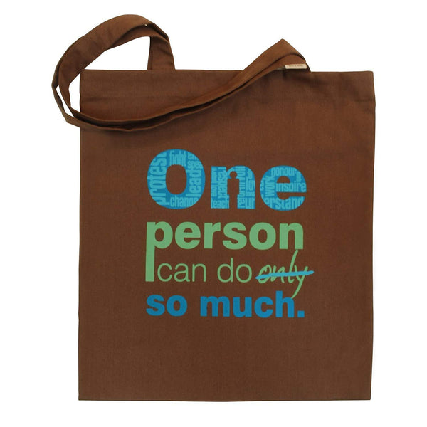 Canvas Tote Bag (02) - Brown