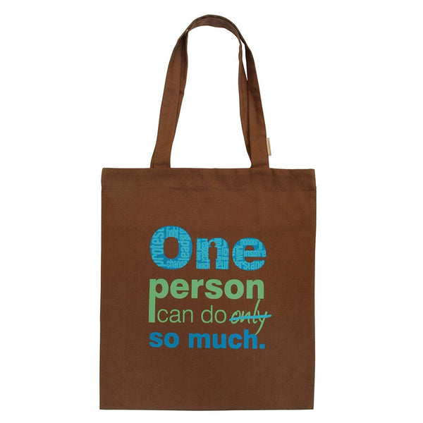 Canvas Tote Bag (02) - Brown