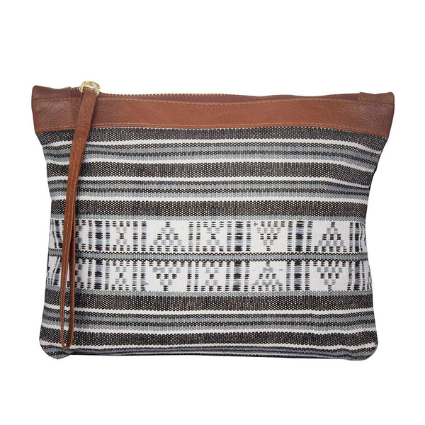 Handcrafted Pouch (07) - Black and White