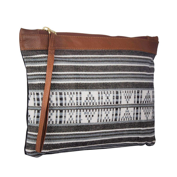 Handcrafted Pouch (07) - Black and White