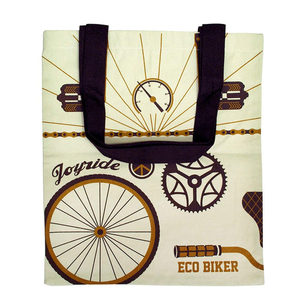 Eclectic Tote Bag (22) - Cream/ Black