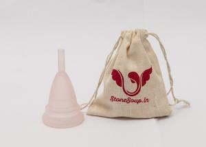 Stonesoup Pratham Menstrual Cup with Stem for Moderate to High Activity Levels