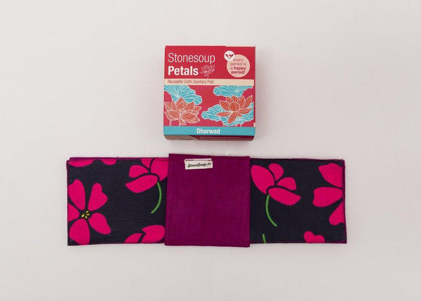 Stonesoup Petals: Dharwad Pad (Foldable Cloth Pad)