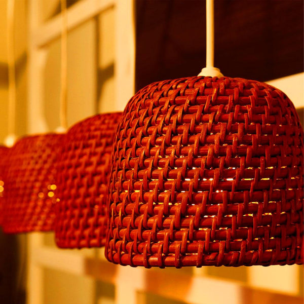Black Glam Pendant Lamp - 55 created by traditional artisan communities