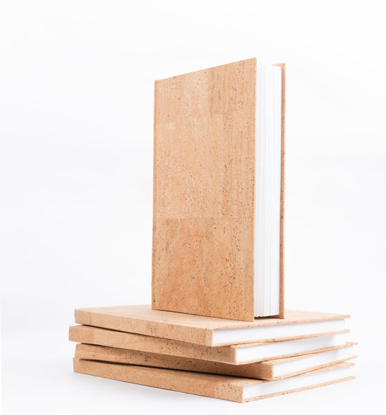 Oak A5 Notebook - Natural Cork Fibre Cover (48 pages)