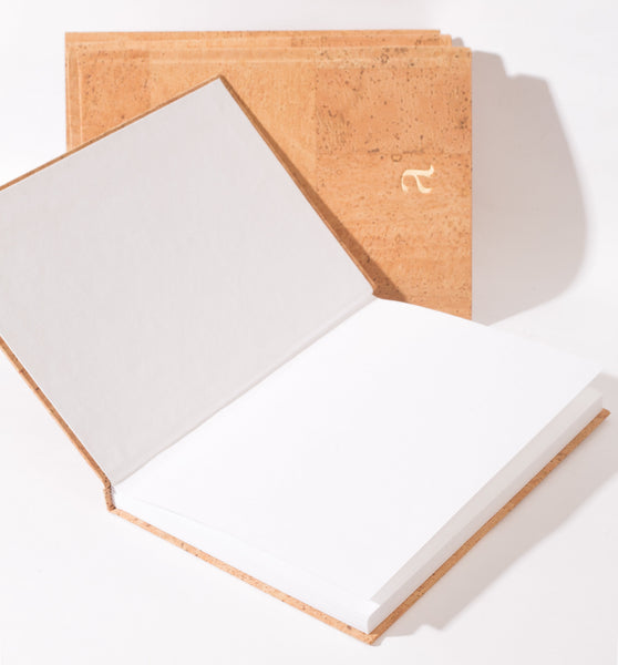 Oak A5 Notebook - Natural Cork Fibre Cover (48 pages)