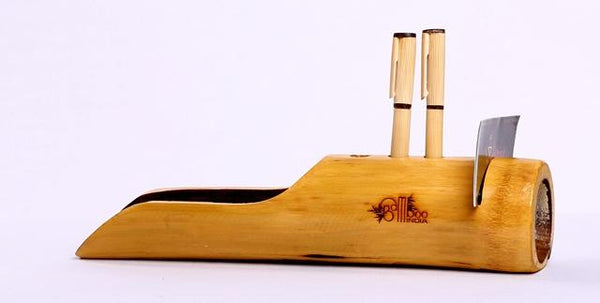 Eco-friendly Bamboo Desk Organizer