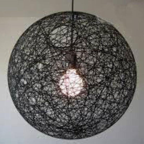 Black Glam Pendant Lamp - 57 created by traditional artisan communities