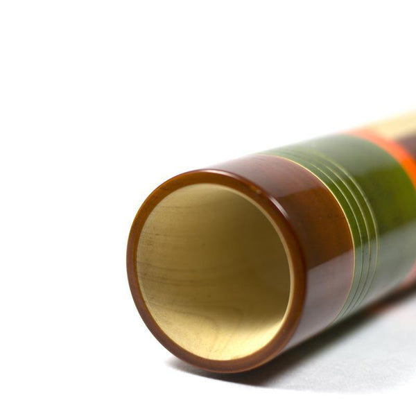 Electricity-Free Natural Ivory Wood Speaker/ Amplifier - Classic Conical Transition - Multicoloured