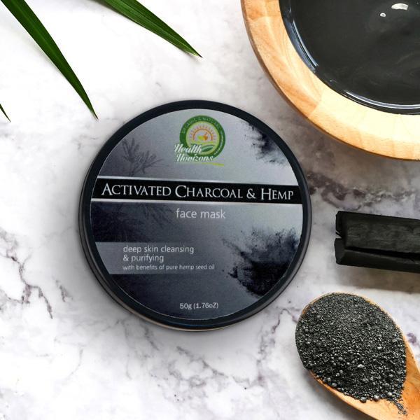 Activated Charcoal and Hemp Natural Face Mask, 50g