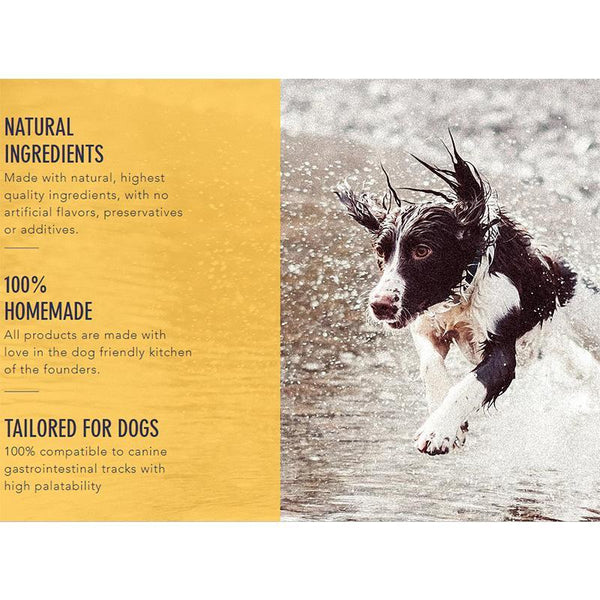 Air Dried, Natural and Unprocessed Dog Food (3 Herbs + Beef), 100g