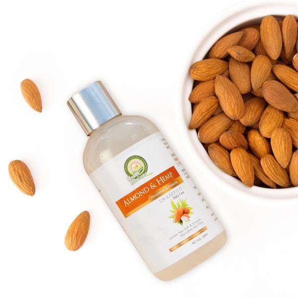 Cold Pressed Vegan Almond Oil and Hemp Shampoo, 200ml