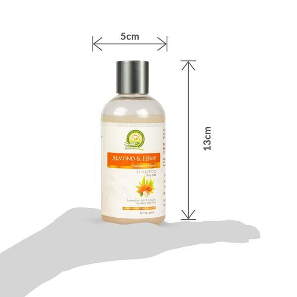 Cold Pressed Vegan Almond Oil and Hemp Shampoo, 200ml