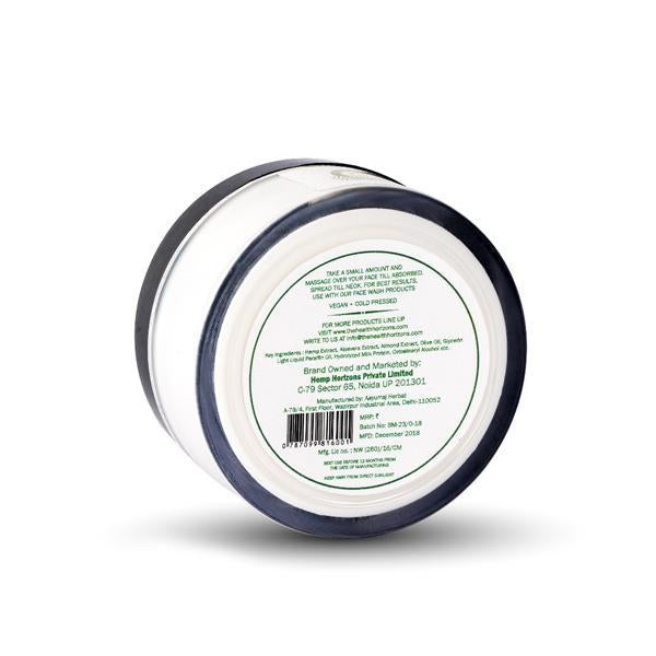 Natural Aloe Vera and Hemp Body Butter Cream, 50g