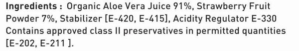 Aloevera strawberry juice 500ml.