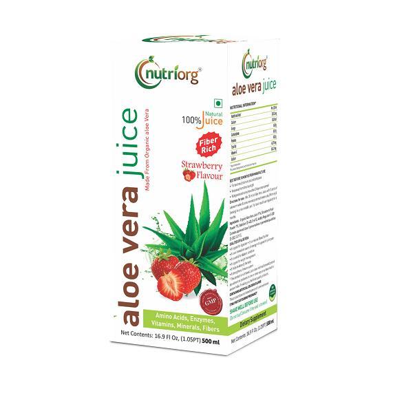 Aloevera strawberry juice 500ml.