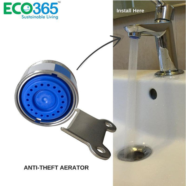 Anti-Theft  Water Saving Shell Tap Adapter 3 Litres Per Minute - Pack of 2
