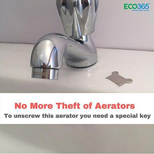 Anti-Theft  Water Saving Shell Tap Adapter 3 Litres Per Minute - Pack of 2