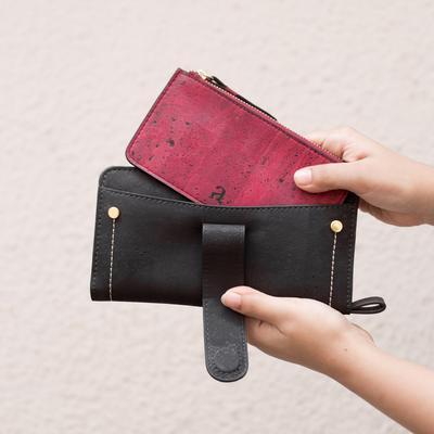 Cruelty-free Cork Fabric Wallet (Kim Clutch)