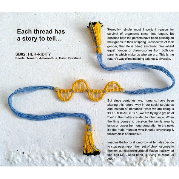Assorted Plantable Seed Rakhis - SB02, SB02, SB03(Pack of 3 )