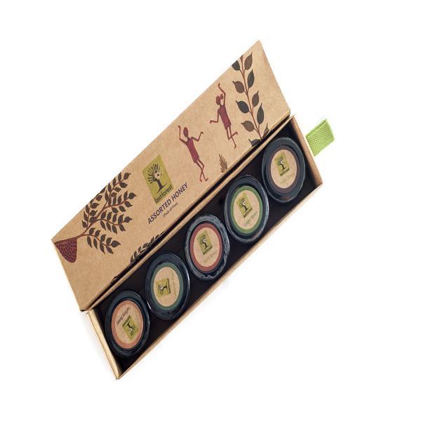 Assorted Honey (5 bottles), 25g each