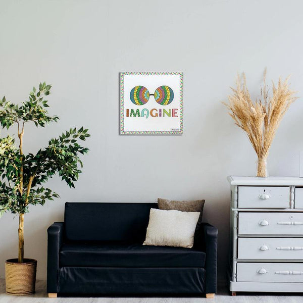 Hand Painted Aztec Imagine Painting