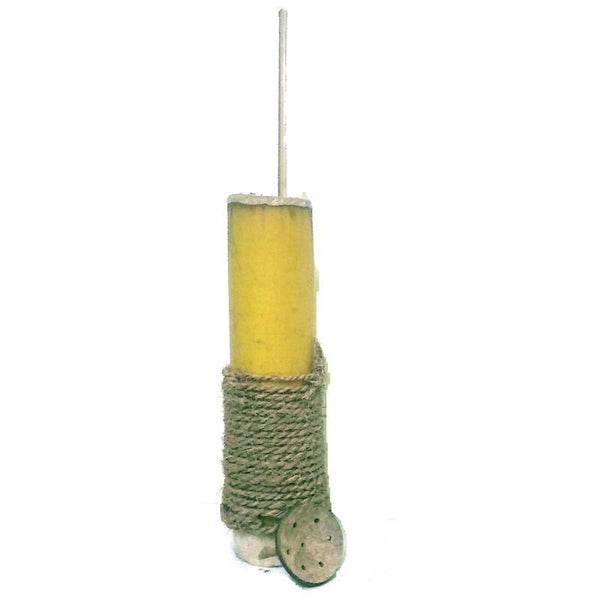 Natural Bamboo and Coconut Shell Puttu Maker (Yellow)