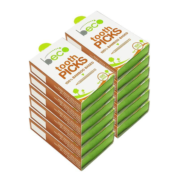 Eco-Friendly Bamboo Toothpicks - 100 picks