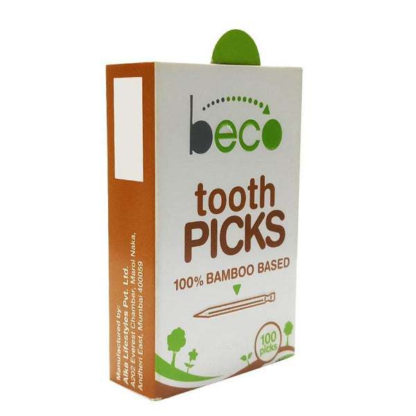 Eco-Friendly Bamboo Toothpicks - 100 picks