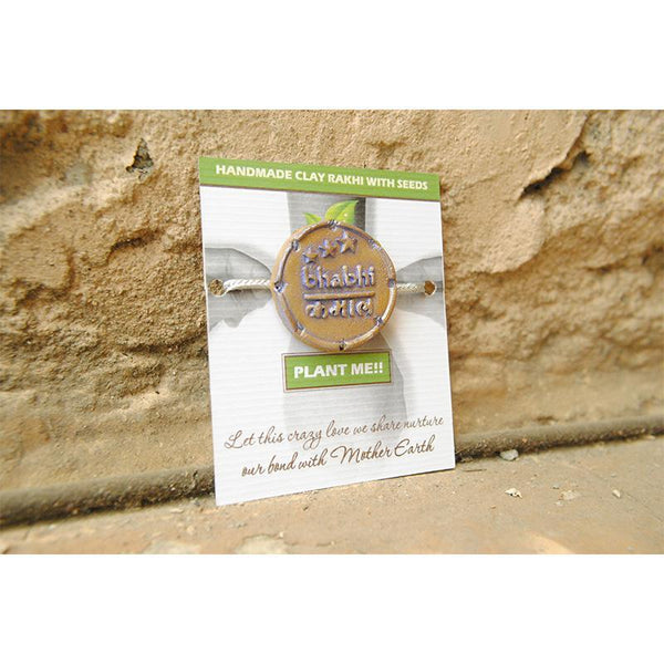 Plantable Clay and Seed Rakhi - Bhabhi Kamaal