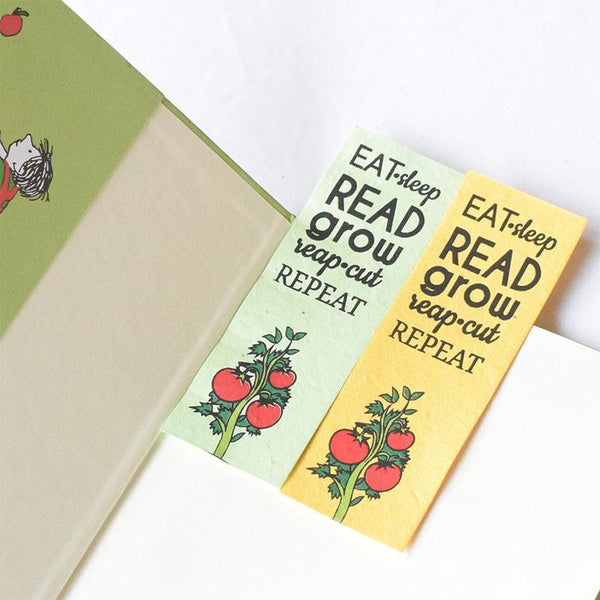 Plantable Seed Embedded Bookmarks - Pack of 8