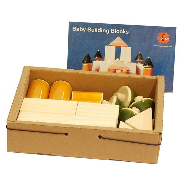 Hand-Crafted Wooden Baby Building Blocks