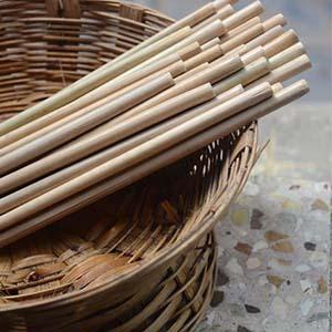 Natural Bamboo Straws (Pack of 4)