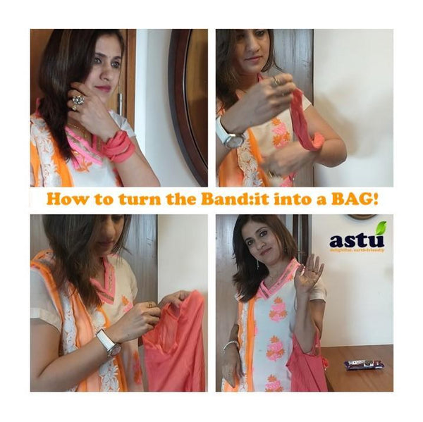 Band:It - Bracelet cum Reusable Tote Bag