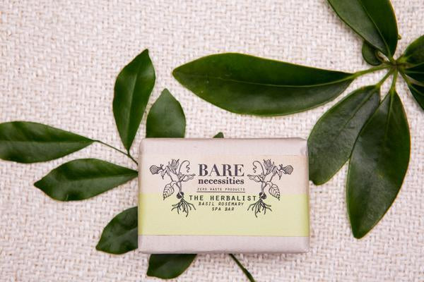 Basil Rosemary Spa Bar - The Herbalist, 75g