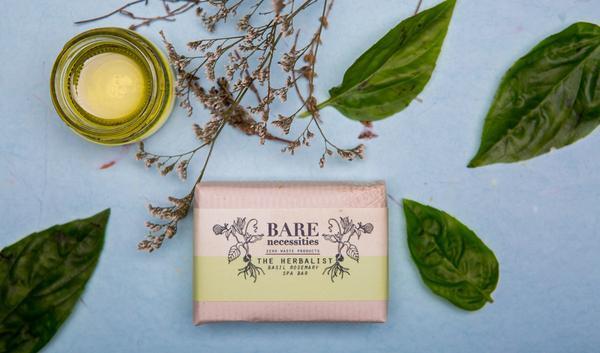 Basil Rosemary Spa Bar - The Herbalist, 75g