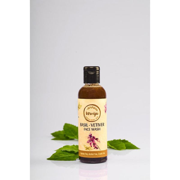 Natural Basil-Vetiver Face Wash, 100ml