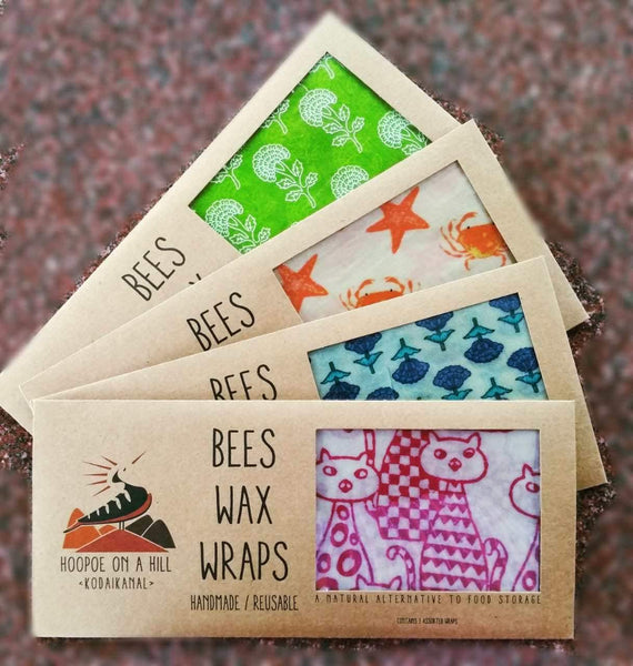 Beeswax Wraps (Set of 3)