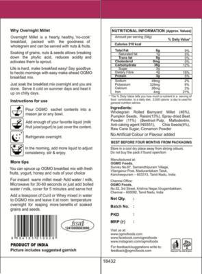 Beet Raisin Overnight Millet (Pack of 4)